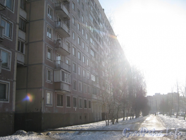 Ул. Чудновского, дом 8, корп. 1. Фасад со стороны ул. Чудновского. Фото февраль 2012 г.