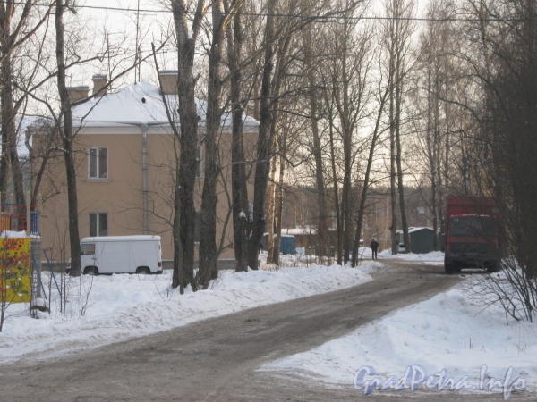 Беломорская ул., дом 36. Общий вид жилого дома со стороны Ковалёвской ул. Фото февраль 2012 г.