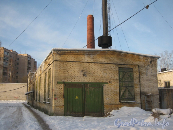 Ковалевская ул., дом 10, лит. А. Левая часть котельной. Фото февраль 2012 г.
