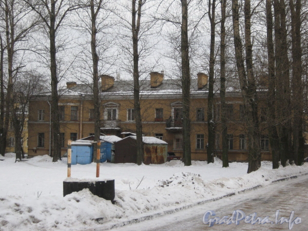 Севастопольская ул., дом 29. Общий вид дома со стороны двора. Фото февраль 2012 г.