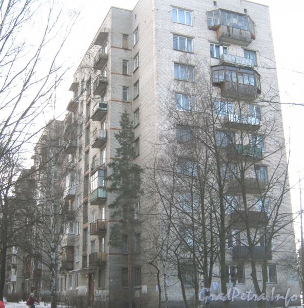 Ул. Тамбасова, дом 36, корп. 1. Общий вид со стороны дома 34. Фото март 2012 г.