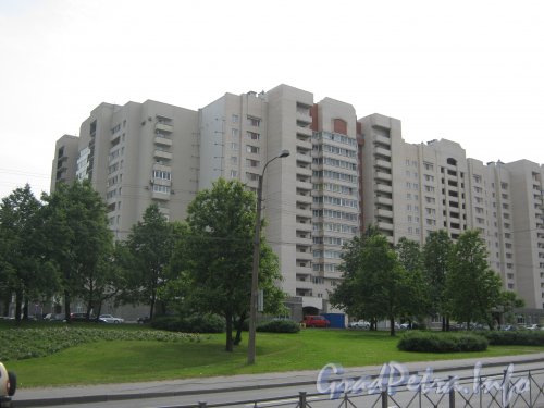 Ул. Типанова, дома 40 (слева) и 38 (в центре). Вид с ул. Типанова. Фото июль 2012 г. 