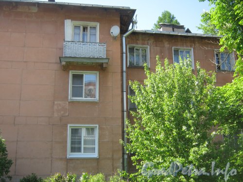 Ул. Танкиста Хрустицкого, дом 44. Общий вид фасада дома . Фото 23 мая 2012 г.