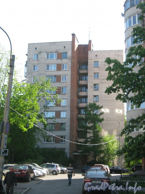 Ул. Танкиста Хрустицкого, дом 11. Общий вид со стороны дома 58. Фото 23 мая 2012 г.