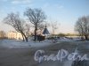 Поселок Шушары. Проезд в сторону Пушкинской ул. Общий вид со стороны дома 9а. Фото 21 декабря 2012 г.