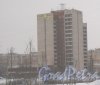 Улица Здоровцева, дом 14. Вид с пересечения улиц Добровольцев и Отважных. Фото 6 января 2013 г.