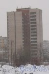 Улица Здоровцева, дом 12. Вид с пересечения улиц Добровольцев и Отважных. Фото 6 января 2013 г.