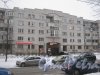 Ул. Руднева, дом 22, корпус 1. Фрагмент центральной части фасада здания со стороны ул. Руднева. Фото 25 января 2013 г.