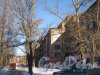 Ул. Харченко, дом 16. Фрагмент здания. Вид с Кантемировской ул. Фото 5 февраля 2013 г.