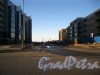 Перспектива улицы Катерников от бокового проезда Петергофского шоссе в сторону Финского залива. Фото 28 марта 2013 г.