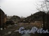 Черниговская улица, дом 15. Вид на участок с Лиговского проспекта. Строительный мусор, после сноса строений. Фото 23 апреля 2013 года.