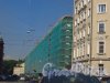 Ул. Чайковского, дом 2, лит. А. Ремонт фасада здания. Фото 4 июня 2013 г.