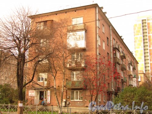 Ул. Седова, дом 30. Торец жилого дома со стороны проспекта Елизарова. Фото 2012 г.