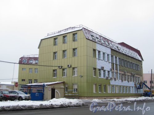 Ул. Маршала Говорова, дом 39. Фасадные работы. Фото 6 декабря 2012 г.