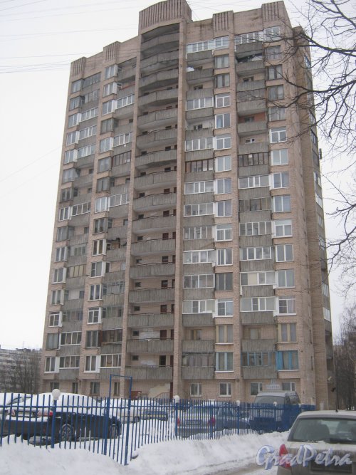 Ул. Руднева, дом 21, корпус 3. Общий вид здания с ул. Руднева. Фото 25 января 2013 г.