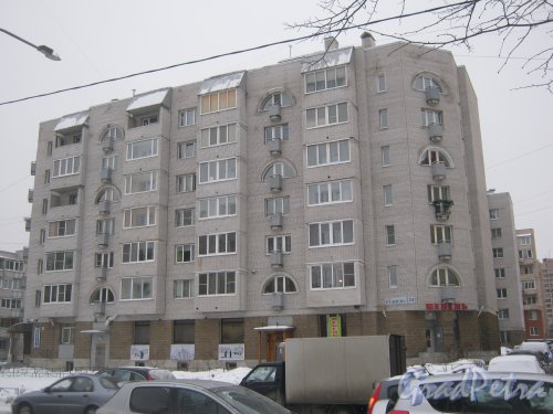 Ул. Руднева, дом 24. Общий вид со стороны дома 25. Фото 25 января 2013 г.