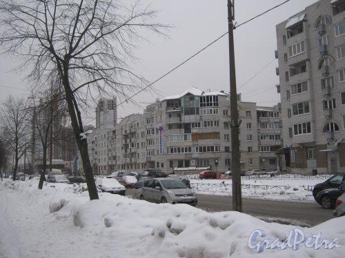 Ул. Руднева, дом 22, корпус 1. Общий вид со стороны дома 25. Фото 25 января 2013 г.