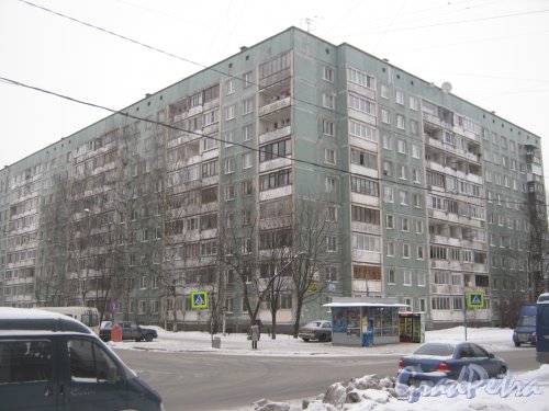Ул. Руднева, дом 26. Общий вид со стороны дома 25. Фото 25 января 2013 г.