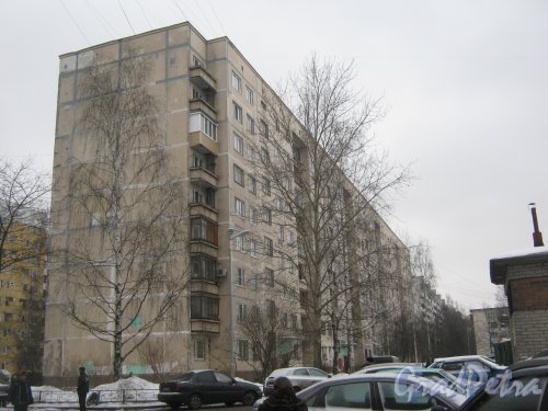 Ул. Черкасова, дом 7, корпус 1. Общий вид дома со стороны дома 3. Фото 30 января 2013 г.