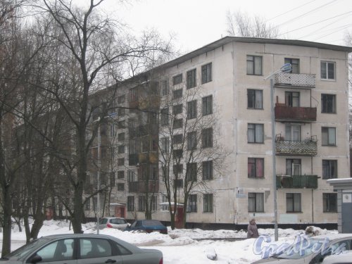 Ул. Черкасова, дом 13. Общий вид со стороны дома 8 корпус 1. Фото 30 января 2013 г.