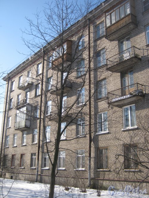 Ул. Харченко, дом 20. Общий вид фрагмента фасада. Фото 10 марта 2013 г.