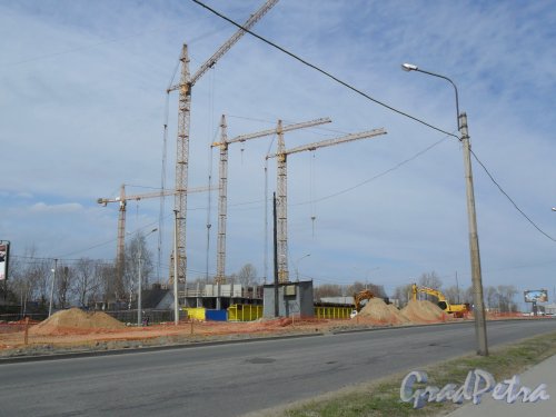 2-я Алексеевская улица. Начало строительства нового жилого комплексажК «Репка». Строительная компания «ПРАГМА».