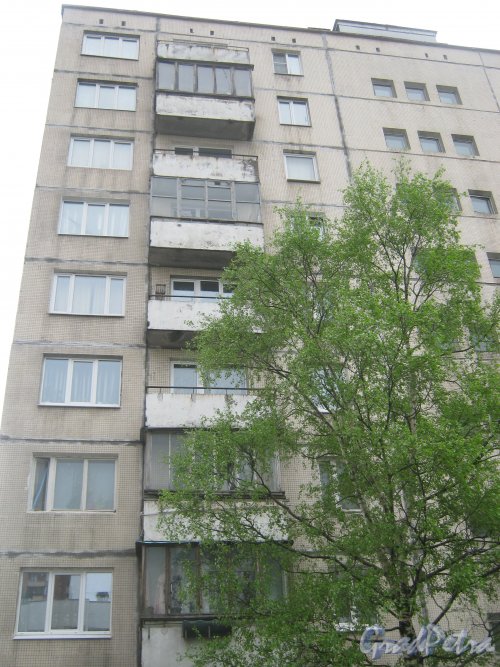 Будапештская ул., дом 108. Общий вид со стороны дома 108, корпус 2. Фото 17 мая 2013 г.
