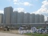 Ул. Доблести, дом 15, корпус 1. Вид с моста через реку Красненькую. Фото 30 мая 2013 г.