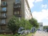 Бухарестская ул., дом 21, корпус 1. Фрагмент здания. Вид с Козловского пер. Фото август 2013 г.