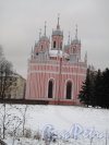 Ленсовета ул., д. 12 Чесменская церковь. Зимой 2013