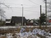 Красное Село (Горелово), ул. Дачная. Вид с чётной стороны улицы на жилые дома нечётной стороны. Фото 4 января 2014 г.