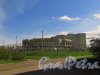 город Петергоф, Ботаническая улица, дом 68. Клуб кампуса Санкт-Петербургского Государственного Университета. Вид с территории кампуса. Фото 19 мая 2014 года.