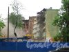 Сытнинская ул., дома 9 и 11. Снос зданий. Вид с Кронверкской улицы. Фото 28 мая 2014 года.