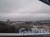Вид с колеса обзора на парк и в сторону Кузнецовской ул. между пр. Юрия Гагарина и пр. Космонавтов. Фото 19 февраля 2014 г.