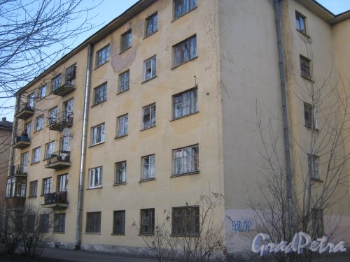 Турбинная ул., дом 11. Фрагмент здания со стороны Севастопольской ул. Фото 26 февраля 2014 г.
