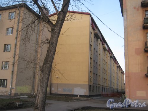 Турбинная ул., дом 7. Фрагмент здания со стороны Севастопольской ул. Фото 26 февраля 2014 г.