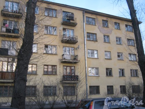 Турбинная ул., дом 11. Фрагмент здания со стороны Севастопольской ул. Фото 26 февраля 2014 г.
