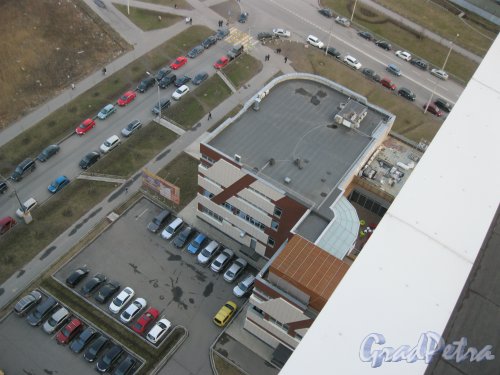 Мебельная ул., дом 33. Общий вид с крыши дома 2 по Лыжному пер. Фото 14 апреля 2014 г.