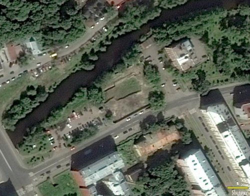 Камская ул., участок 1, (северо-восточнее пересечения с 16-й линией В.О.) Общий вид участка. Апрель 2014 года.