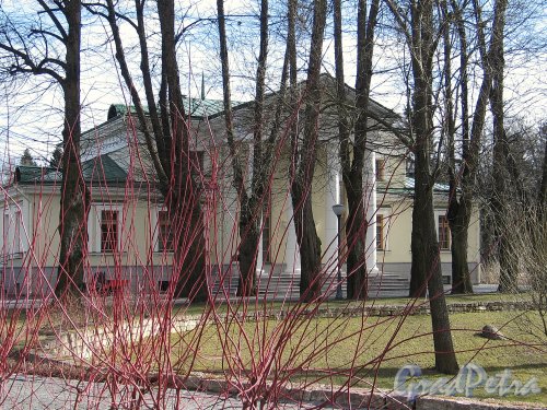 пос. Парголово, ул. Шишкина, д. 217. Северный фасад. Фото апрель 2014 г.