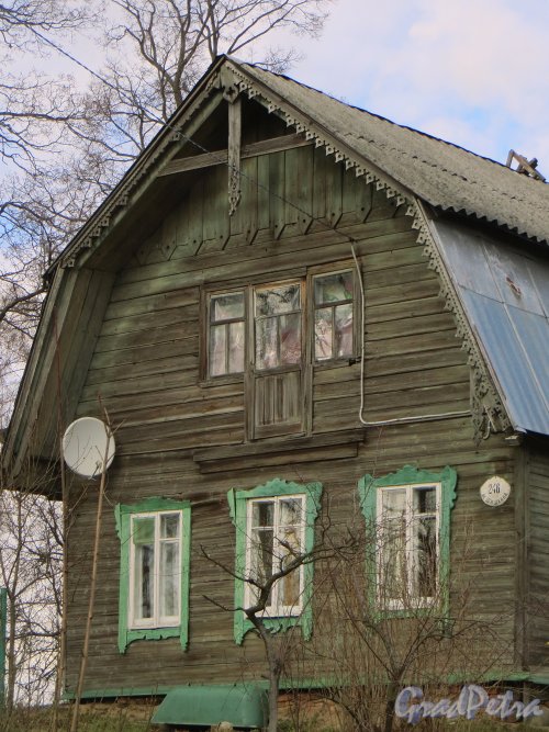 пос. Парголово, ул. Шишкина, д. 246. Фасад дома. Фото апрель 2014 г.