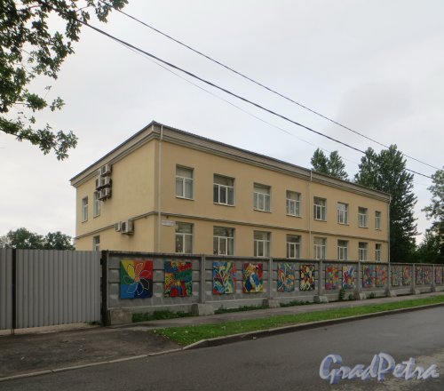 улица Одоевского, дом 19А. Общий вид здания. Фото 7 июня 2014 года.