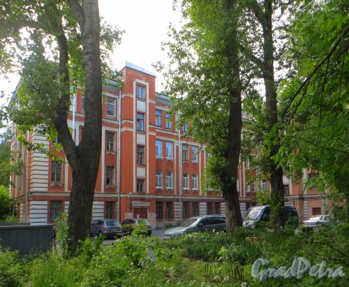 улица Одоевского, дом 12. Вид жилого дома со двора. Фото 15 июня 2014 г.