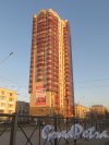 Варшавская улица, дом 59. Высотный корпус со стороны Ленинского проспекта. Фото 29 ноября 2014 года.