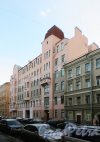 5-я Советская улица, дом 7-9, литера А. Общий вид фасада жилого дома. Фото 24 декабря 2014 года.