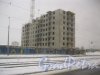 Ириновский проспект, участок 1. Вид на строительство ЖК «Нью-Тон». Фото 26 января 2015 г.