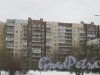 Ленская ул., дом 19, корпус 2. Фрагмент здания. Вид из двора домов 8 и 10 по Белорусской ул. Фото 12 февраля 2015 г.