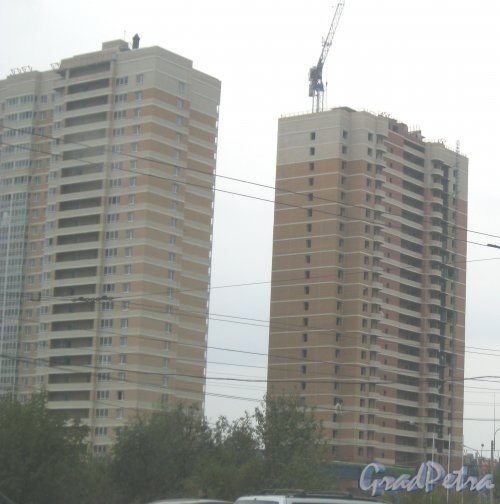 Ул. Репищева, дом 11. Вид на строящиеся здания. Фото сентябрь 2014 г.