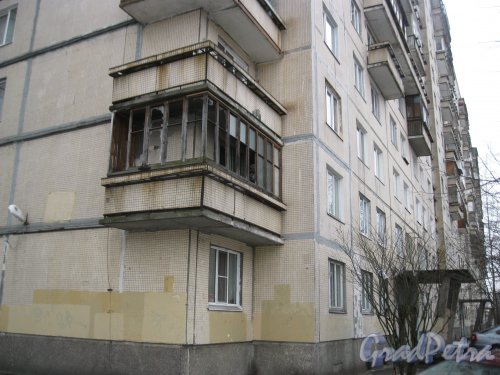Белорусская ул., дом 8. Фрагмент здания со стороны двора. Фото 12 февраля 2015 г.