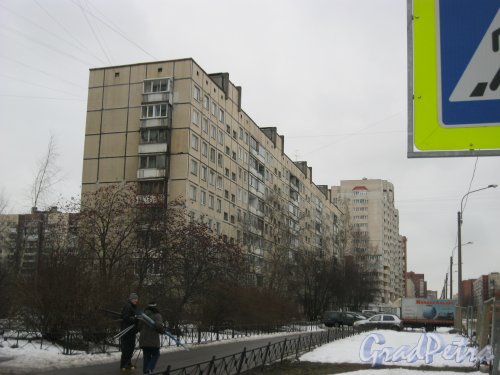 Ленская ул., дом 21. Общий вид с Белорусской ул. Фото 12 февраля 2015 г.